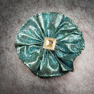 Sparkly Blue Hair Clip